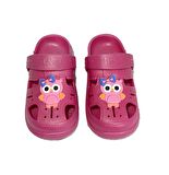 Daye BK1001Kaydırmaz Baykuş Desenli Çocuk Sandalet Terlik