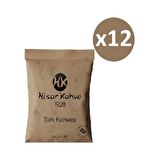Hisar Kahve Sade Orta Kavrulmuş Öğütülmüş Türk Kahvesi 12x100 gr 
