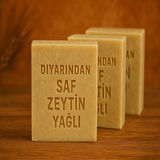 Diyarından Hatay Doğal  Saf Zeytinyağlı Sabun 3 Adet (375 Gr)