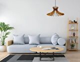 Yelpaze Modern Tasarım Doğal Ahşap Mdf 3d Rustik Ahşap Avize Koyu Ceviz