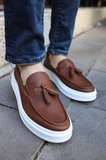 Deridün Yıldız Shoes MN127 - CBT Loafer-X Erkek Ayakkabı TABA