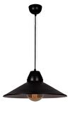 Dylight Retro Siyah Tekli Dekoratif Kafe Murfak Aydınlatma Sarkıt Avize Çap:42 cm