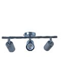 Dylight Retro Krom Hareketli Modern Spor 3 Lü Led spot Avize Günıiığı Ampullü