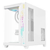 Teknik özelikleri  Anakart destegi : Atx, m-Atx, ıtx   Kasa ölçüleri : 425 x 280 x 435 mm   Sıvı soğutma destegi : 120mm*240mm*360mm   Ekran kartı uzunlugu : 410 mm   Işlemci sogutucu destegi: 165MM   Depolama alanları: 2x 2.5 SSD / 2X 3,5 HDD   Port