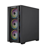 DARYUN NİRSA GAMING PRO 4 x 120 MM ARGB FANLI 750+80 BRONZ POWER SUPPLY BİLGİSAYAR KASASI