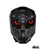 Road King Led Gözlü Motor Sırt Çantası, Led Sırt Çantası, Telefon Kontrol Kask Taşıma Çantası