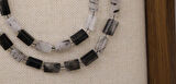SİLİNDİR KÖŞELİ KESİM RUTİL KUVARS 8X11 MM DOĞAL TAŞ DİZİ- YÜKSEK KALİTELİ DOĞAL TAŞ