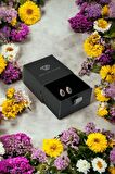 925 Ayar Gümüş Damla Model Minimal Çivi Küpe