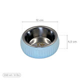 Dodes Mikopet Organik Seramik Mama Kabı Mavi