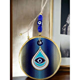 Dodes Puantiyeli Damla Desen Nazar Boncuklu Duvar Süsü Gözlü Duvar Dekoru