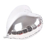 Dodes Gümüş Kalp Folyo Balon 45 Cm.