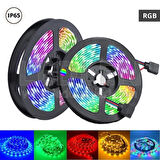 Dodes Rgb Şerit 5 Metre 16 Renkli Kumandalı Adaptörlü Çift Taraflı Bant