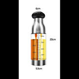 Dodes Çift Ölçekli Yağ ve Sirke Sprey Şişesi