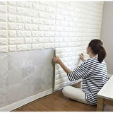 Dodes 3D Tuğla Desenli Kendinden Yapışkanlı Duvar Paneli 58x38 cm