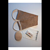 Dodes Doğal Keten Kese Seti 4'Lü