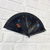 Dodes Bambu Çift Taraflı Siyah Yelpaze 12'li Paket