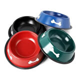 Dodes Kemik Motifli Renkli Metal Mama Kabı