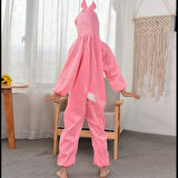 Dodes Çocuk Tavşan Kostümü Pembe Renk 2-3 Yaş