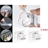 Dodes Yaylı Boru ve Kablo Düzenleyici Halka Kendinden Yapışkanlı 2 li