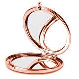 Dodes Promosyon Yuvarlak Cep Aynası Rose Renk