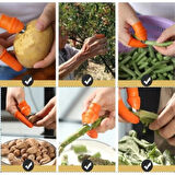 Dodes Baş Parmak Sebze Ayıklayıcı Set Kadın