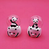 Dodes Mini Işıklı Panda Kar Küresi