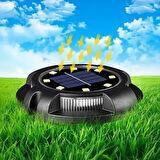 Dodes 4'lü Solar Panelli Kazıklı RGB Zemin LED (Güneş Enerjili)