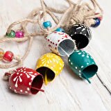 Dodes Desenli 4'lü Çan Süs Seti