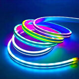 Dodes 5m 16 Renk 4 Fonksiyonlu Esnek Şerit Neon LED