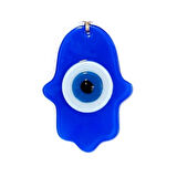 Dodes Nazar Boncuklu Mavi Renk Fatma Ana Bereket Eli Cam Duvar Süsü