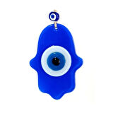 Dodes Nazar Boncuklu Mavi Renk Fatma Ana Bereket Eli Cam Duvar Süsü