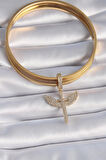 Dodes Pirinç Gold Renk Zirkon Taşlı Mikail Model Ajda Charm TG27BC1003