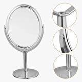 Dodes Ayaklı Oval Ayna 13 x 15 Cm