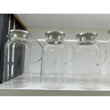 Dodes 1500 ml Borosilikat Cam Su Sürahisi - Metal Kapaklı ve Isıya Dayanıklı