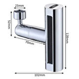 Dodes 360 Derece Döner Musluk Başlığı