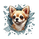 Dodes Fulcar Chiuahua Araç Stickerı