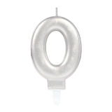 Dodes Gümüş 0 Rakam Mum