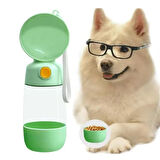 Dodes Taşınabilir Evcil Hayvan Mama Hazneli Su Matarası