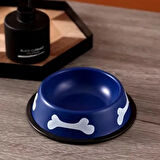 Dodes Kemik Motifli Renkli Metal Mama Kabı