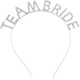 Dodes Gümüş Kaplama Kristal Taşlı Team Bride Taç