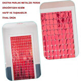 Dodes Ekstra Metalize Kırmızı Disko Kapı Perdesi