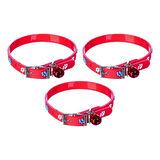 Dodes Pati Desenli Ayarlanabilir Silikon Kedi Tasması