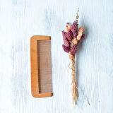 Dodes 12'li Ahşap Geniş Dişli Tarak Seti