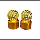 Dodes 12'li Ramazan Ayaklı LED Işık (Gold, Gün Işığı)