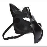 Dodes Siyah Renk Lüks Kedi Maskesi