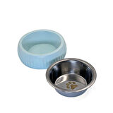 Dodes Mikopet Organik Seramik Mama Kabı Mavi