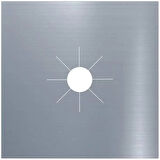 Dodes Ocak Koruyucu Alüminyum Ped Seti 5 Adet