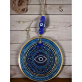 Dodes Yaldızlı Puantiyeli Nazar Boncuk Gözlü Duvar Süsü