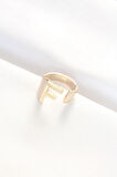 Dodes Dodes F Harfli Altın Renk Ayarlanabilir Yüzük TG27BYK3154