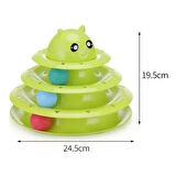 Dodes Kedi Başlıklı 3 Katlı Kedi Oyuncağı